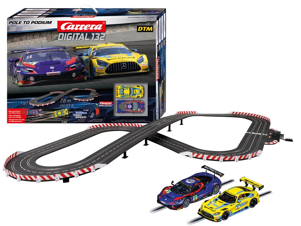 Carrera Digital 132 20030038 Pole to Podium Slot Car Racing Set