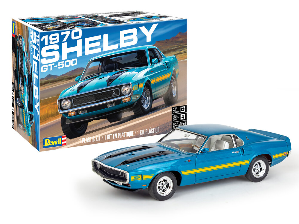 Revell 14563 1970 Ford Shelby GT-500 1:25 scale model car