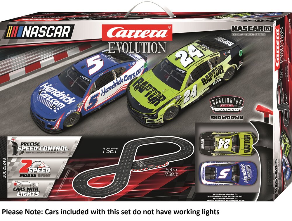 Carrera Evolution 20025248 NASCAR Darlington Showdown Slot Car