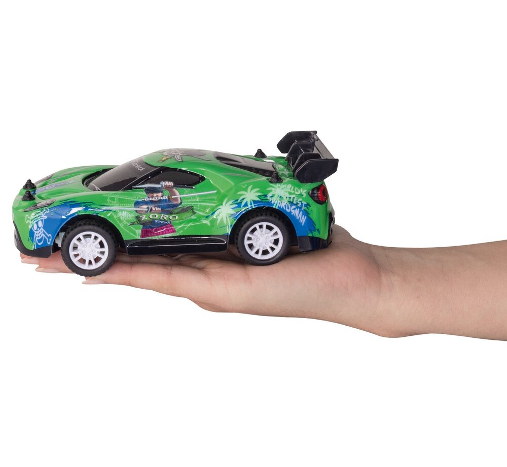 Revell Control Itasha Drift Car I Anime RC Car One Piece I Fonction dérive I Avec éclairage LED sous caisse I Robuste et résistante I Pneus lisses