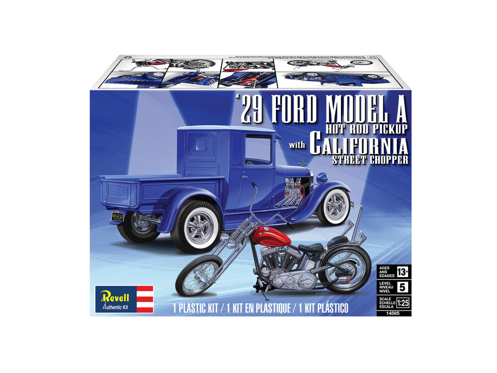 Maquette REVELL Ford Pickup 1937 Street Rod - À Assembler Et Peindre - Plastique 1/??