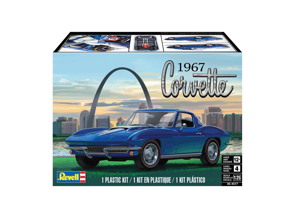 Revell 85-4517 1967 Chevrolet Corvette Sport Coupe 1:25