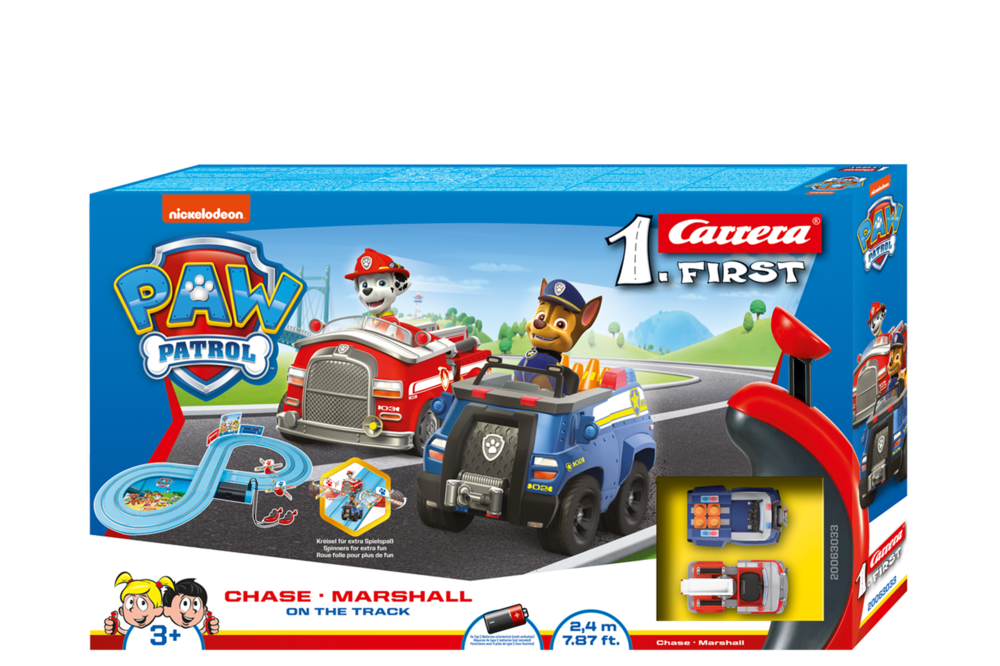 Carrera 63033 - PAW Patrol - FIRST Slot Car Racing Toy Set