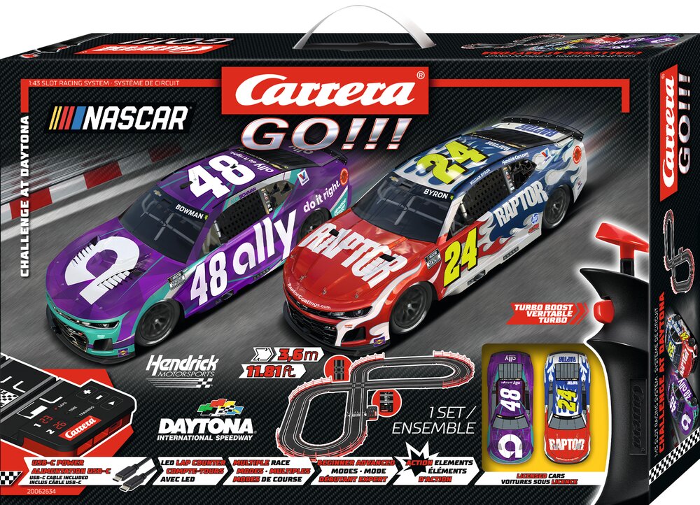 Carrera GO!!! 20062634 - NASCAR Challenge at Daytona Slot Car