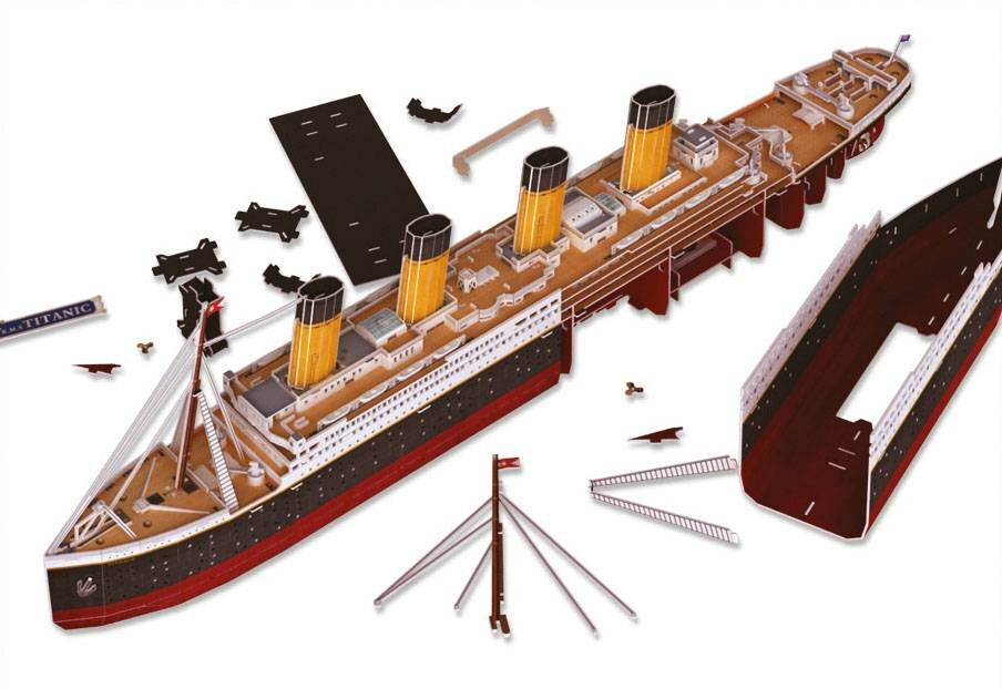 Titanic model, 3D WORLD PUZZLE – Puzzle 3D World