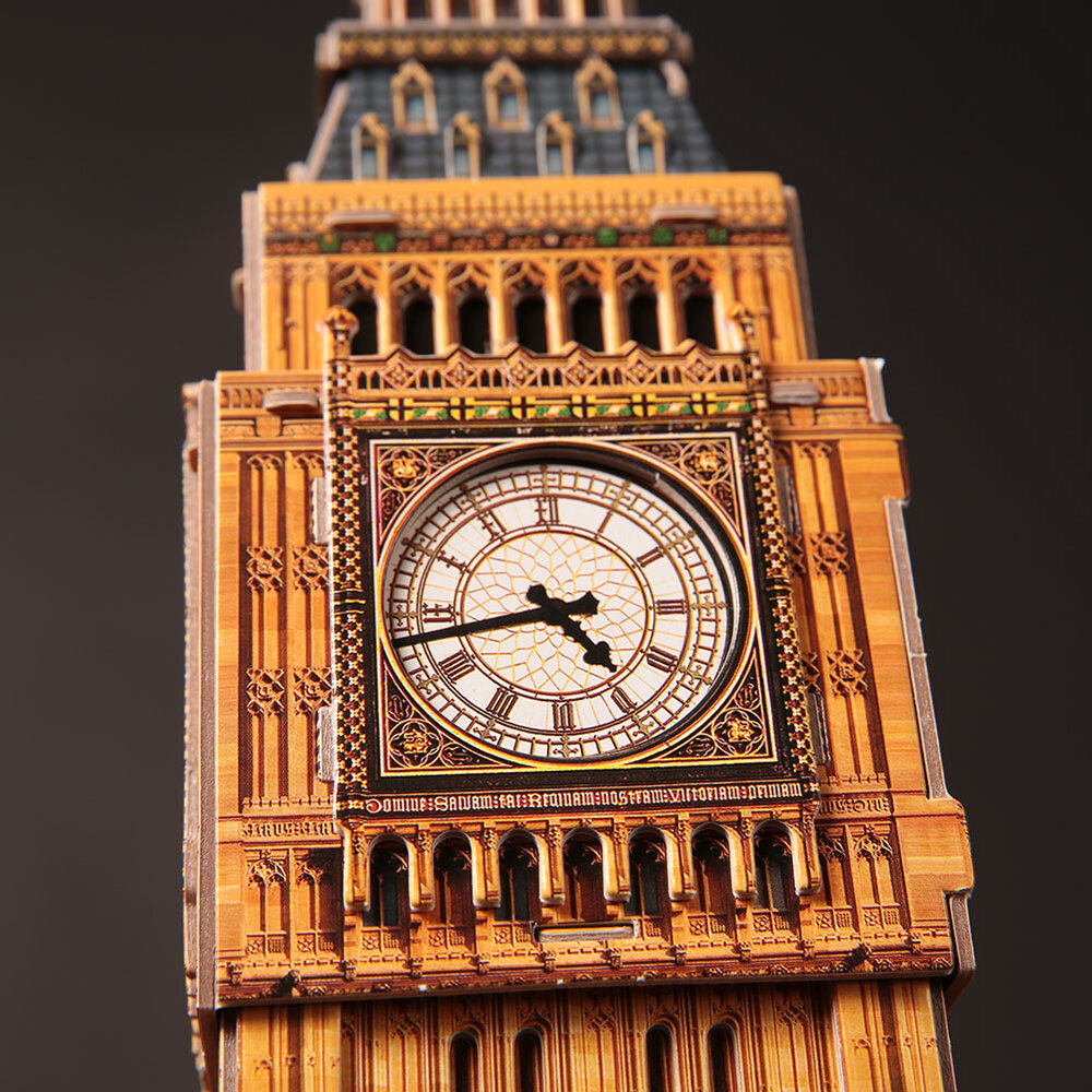 Puzzle 3D Revell – Big Ben De Londres – Maqueta De 27.4 Cm Con 13 Piezas De Espuma – Sin Pegamento Y Fácil Montaje – Diversión Para Jóvenes Y Mayores (60 Minutos)