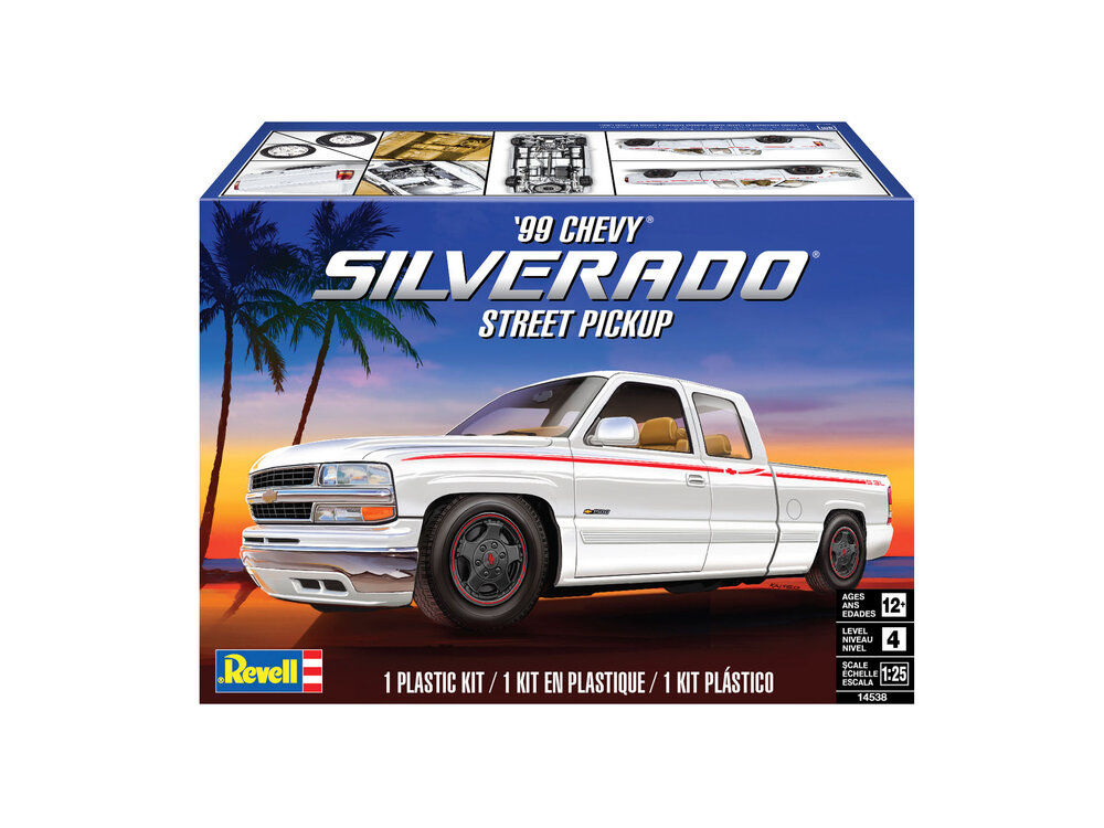 Revell 14538 '99 Chevy Street Silverado Street Pickup 1:25 scale