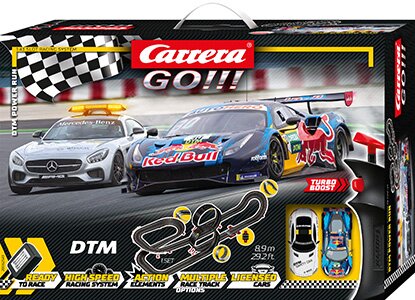 Carrera GO!!! 20062543 - DTM Power Run Slot Car Racing Toy Set