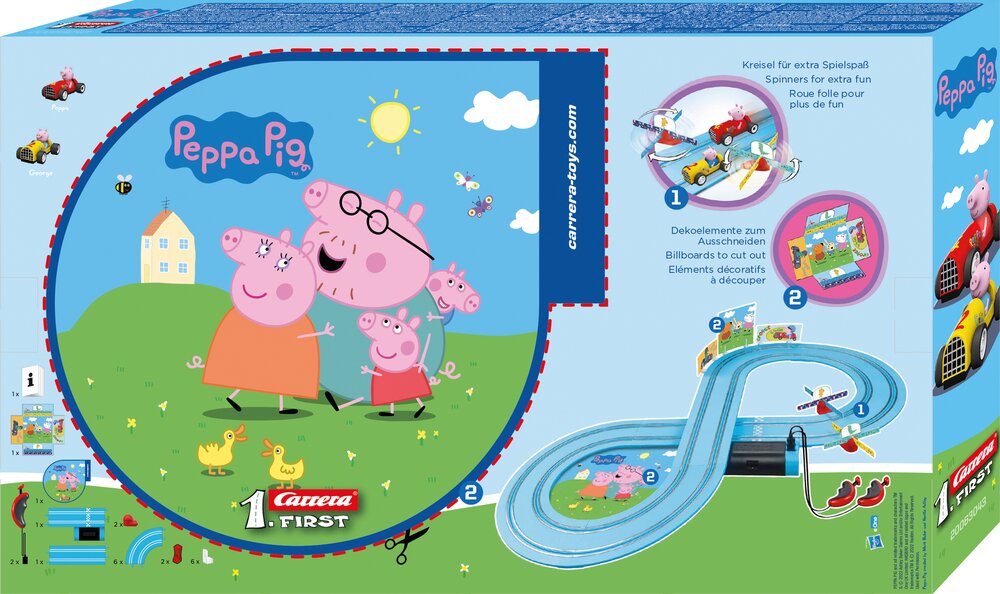 Peppa pig best sale car track