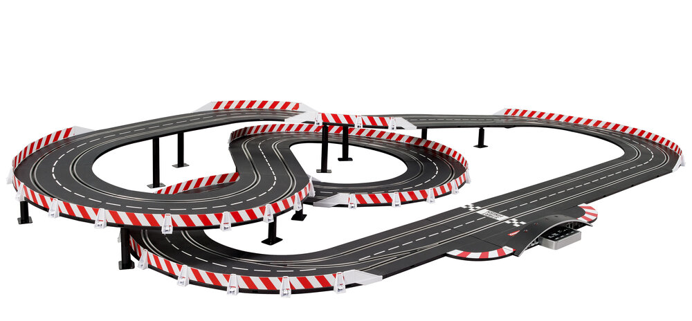 Carrera Digital Electric Slot Car Racing Track Set Includes Two Cars & Two  Dual-Speed, D132 Peak Performance