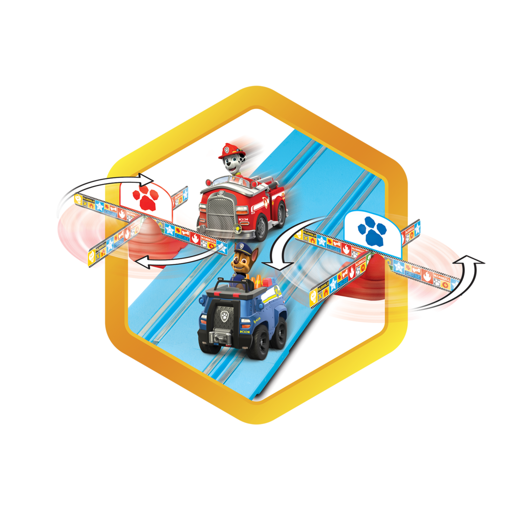 Carrera First Paw Patrol - Slot Car Race Track - Includes 2 Cars: Chase and  Skye - Battery-Powered Beginner Racing Set for Kids Ages 3 Years and Up, -  Yahoo Shopping