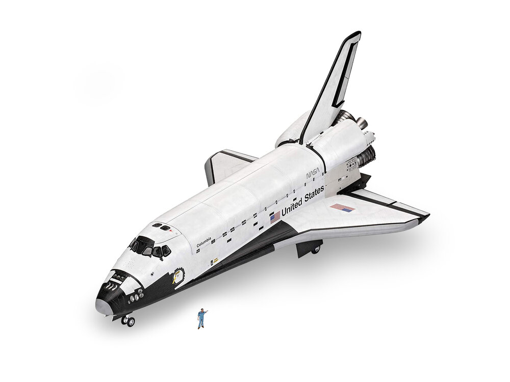 Revell 80-5673 40th Anniversary Space Shuttle 1:72 scale model