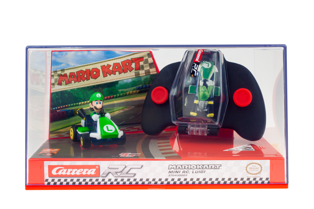 Carrera RC Mariokart le kart de Luigi radiocommandé Review en français  Super Héros et Compagnie 