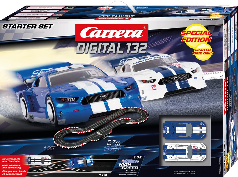 Carrera Digital 132 Formula Rivals 1:32 Scale Slot Car Race Set