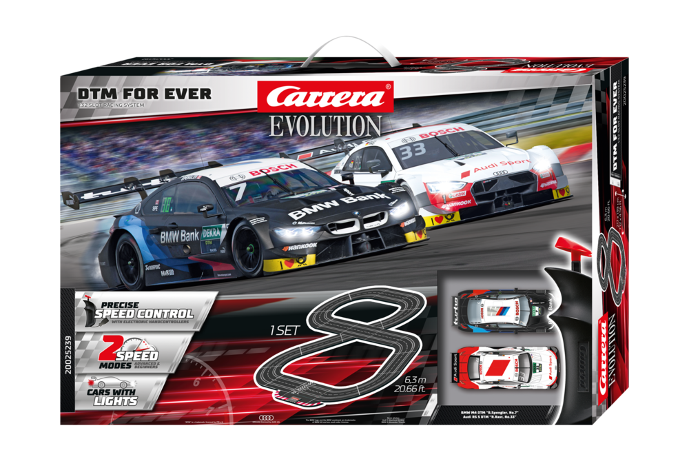 Carrera Evolution 20025239 DTM Forever Slot Car Racing Set - 1:32