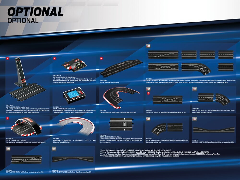 Skala 1/32 Digital slot racing track fr Carrera: Digital 132 Starter Set  2022 Limited Edition