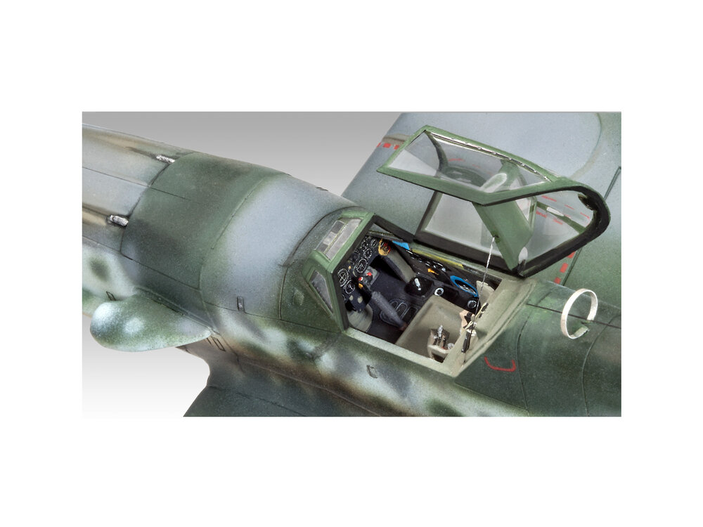 Revell 03710 – Set De 2 Maquettes D’avion Bf109G-10 Et Spitfire – échelle 1/72, 76 Pièces, Niveau Débutant