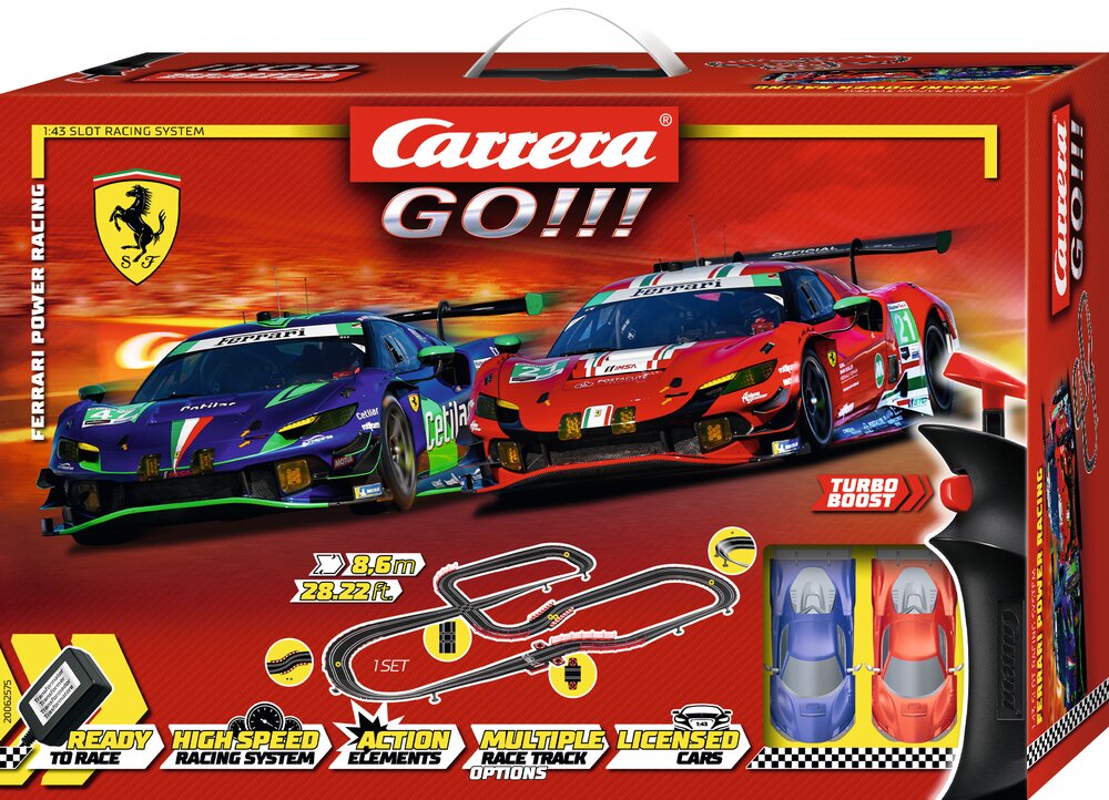 Carrera GO!!! 20062575 - Ferrari Power Racing Slot Car Racing Toy
